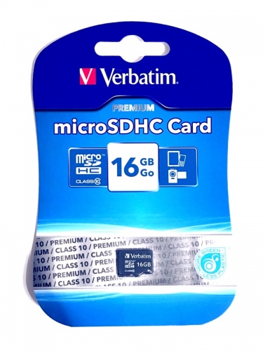 Фото Карта пам'яті Verbatim 16 GB microSDHC UHS-I (U1) V10 Premium (44010) від користувача liutyi