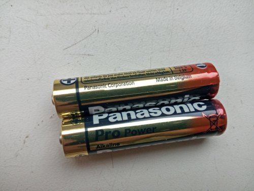 Фото Батарейка Panasonic AAA bat Alkaline 2шт Pro Power (LR03XEG/2BP) від користувача dr_ula