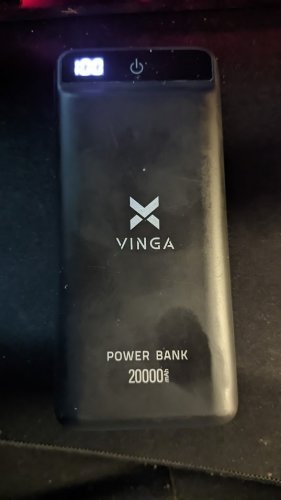 Фото Зовнішній акумулятор (павербанк) Vinga 20000 mAh Black (VPB2QLSBK) від користувача General Sergal