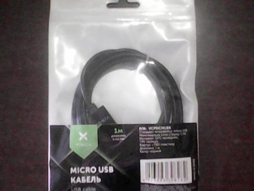 Фото Кабель Micro USB Vinga USB 2.0 AM to Micro 5P PVC 1m black (VCPDCM1BK) від користувача uncle joseph