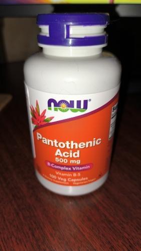 Фото Біологічно-активна добавка Now Пантотеновая кислота (Pantothenic acid) 500 мг 250 капсул (00488) від користувача Turbo-Yurik