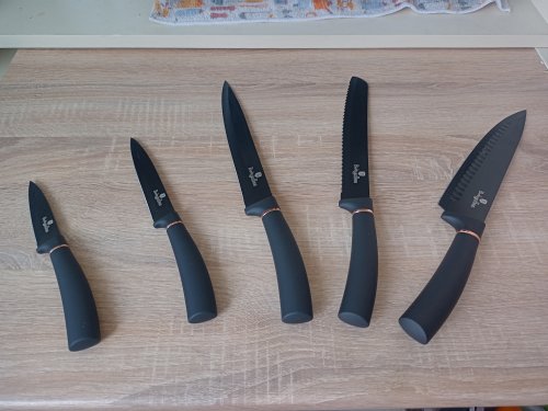 Фото Набір ножів з 6 предметів Berlinger Haus Black Rose Collection BH-2550 від користувача Григорій Піртахія