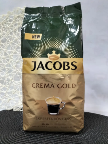 Фото Кава в зернах Jacobs Crema Gold в зернах 1 кг (8711000869567) від користувача Андрей Конышев
