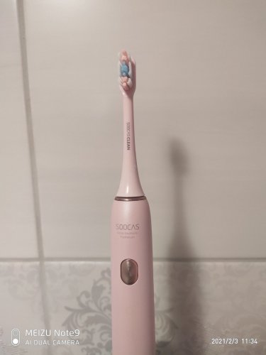 Фото Електрична зубна щітка SOOCAS Sonic Electric Toothbrush X3U Pink від користувача Katrin_ka