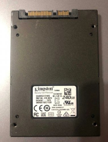 Фото SSD накопичувач Kingston A400 240 GB (SA400S37/240G) від користувача Turbo-Yurik