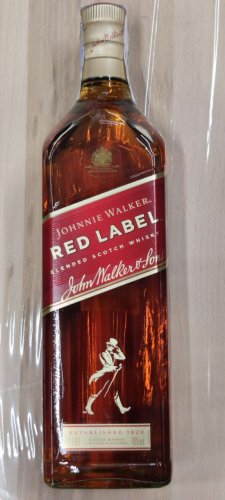 Фото Віскі Johnnie Walker Віскі  Red Label 4 роки витримки 40%, 1 л (5000267013602) від користувача Serhii