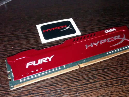 Фото Пам'ять для настільних комп'ютерів HyperX 8 GB DDR4 3200 MHz Fury Red (HX432C18FR2/8) від користувача dr_ula