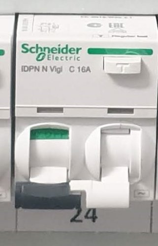 Фото Диференційний автомат Schneider Electric 10A 10mA 6кА 2 полюса тип C типA (A9D02610) Acti9 iDPN N Vigi від користувача Sergey