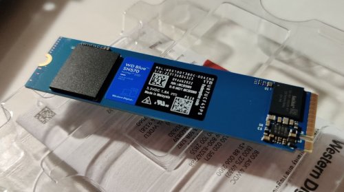 Фото SSD накопичувач WD Blue SN570 1 TB (WDS100T3B0C) від користувача Bohdan Mikhalevskiy