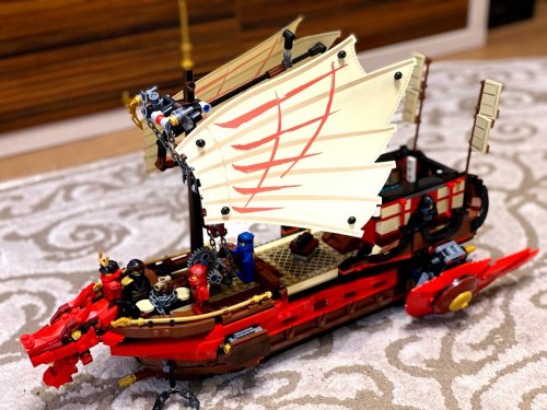 Фото Блоковий конструктор LEGO Ninjago Летающий корабль Мастера Ву (71705) від користувача March