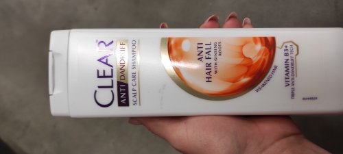 Фото шампунь для волосся Clear Шампунь  Anti-hair Fall защита от выпадения волос, против перхоти, 400 мл (8717644165768) від користувача Каріна Шкуріна