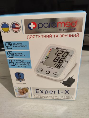 Фото Тонометр PARAMED Expert-X від користувача 888vital888