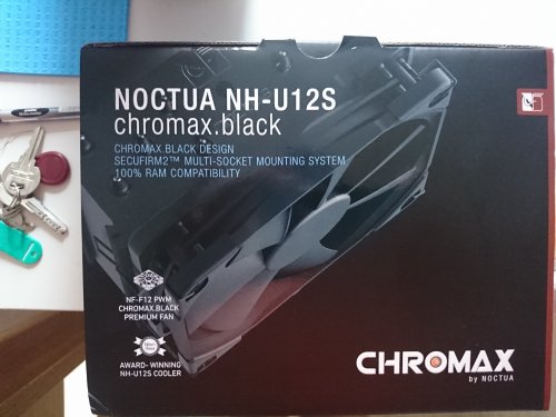 Фото Повітряне охолодження Noctua NH-U12S chromax.black від користувача Vlad