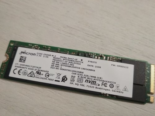 Фото SSD накопичувач Micron 2200 256 GB (MTFDHBA256TCK-1AS1AABYY) від користувача 888vital888