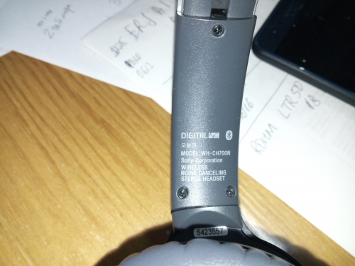 Фото Навушники з мікрофоном Sony WH-CH700N black (WH-CH700NB) від користувача dr_ula