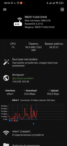 Фото Бездротовий маршрутизатор (роутер) Mikrotik RB2011UAS-2HnD-IN від користувача Ігор