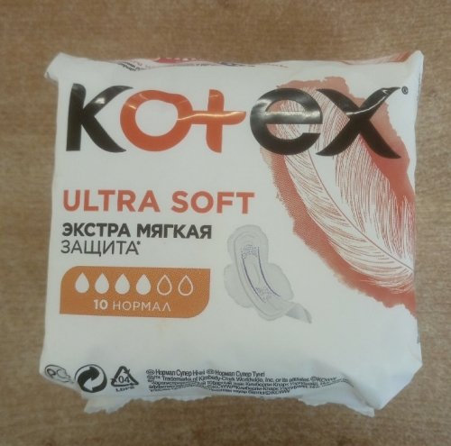 Фото гігієнічні прокладки Kotex Гігієнічні прокладки  Ultra Soft Normal 10 (5029053542669) від користувача Maya