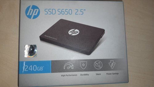 Фото SSD накопичувач HP S650 240 GB (345M8AA) від користувача Ihore2741