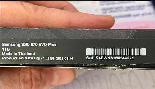 Фото SSD накопичувач Samsung 970 EVO Plus 1 TB (MZ-V7S1T0BW) від користувача Максим Т