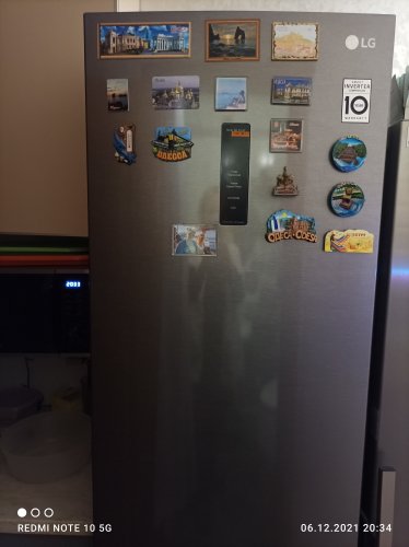 Фото Холодильник з морозильною камерою LG GA-B509SLSM від користувача Алена Аршиникова