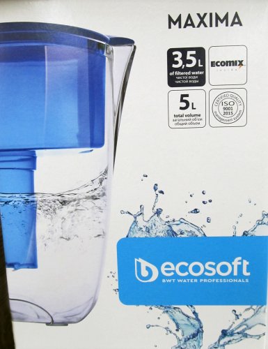 Фото Фільтр-глечик для води Ecosoft Максима синий 5 л (FMVMAXIMABECO) від користувача grindcorefan1