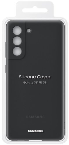 Фото Чохол для смартфона Samsung G990 Galaxy S21 FE Silicone Cover Dark Gray (EF-PG990TBEG) від користувача Ваня