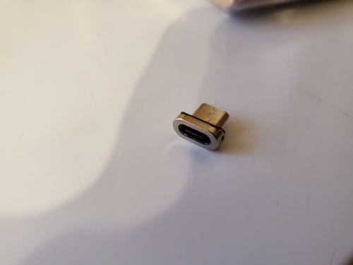 Фото Конектор Micro USB Baseus Zinc Magnetic adapter for Micro (CAMXC-E) від користувача Ironhide