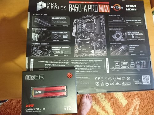 Фото SSD накопичувач ADATA XPG Gammix S11 Pro 512 GB (AGAMMIXS11P-512GT-C) від користувача Vlad