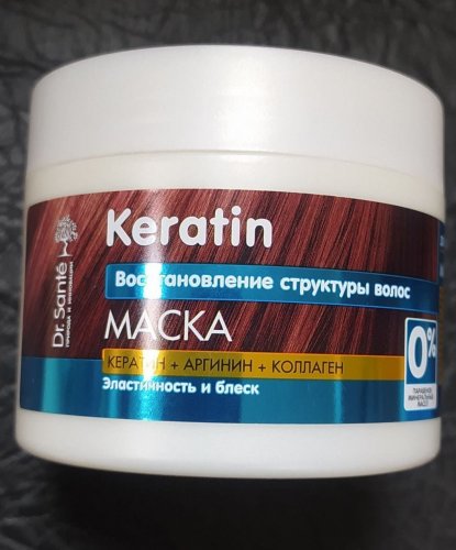 Фото маска Dr. Sante Маска для волос  Keratin 300 мл (4823015935473) від користувача jozefin L