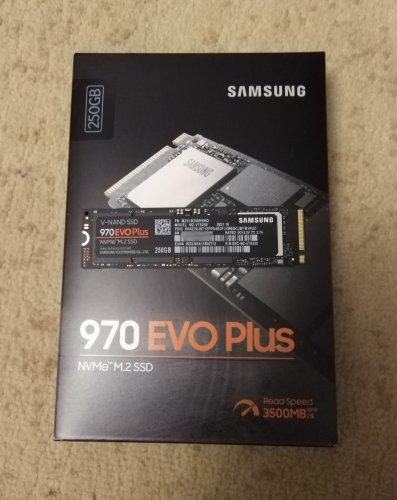 Фото SSD накопичувач Samsung 970 EVO Plus 250 GB (MZ-V7S250BW) від користувача 