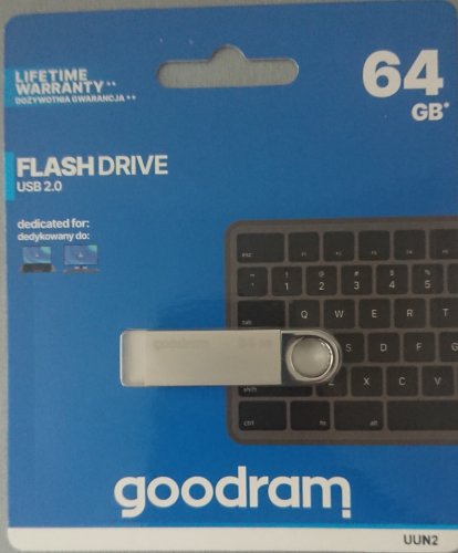 Фото Флешка GOODRAM 64 GB UUN2 USB 2.0 Unity (UUN2-0640S0R11) від користувача Romanoff