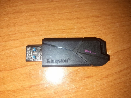 Фото Флешка Kingston 64 GB DataTraveler Exodia Onyx USB 3.2 Gen 1 Black (DTXON/64GB) від користувача Дмитро