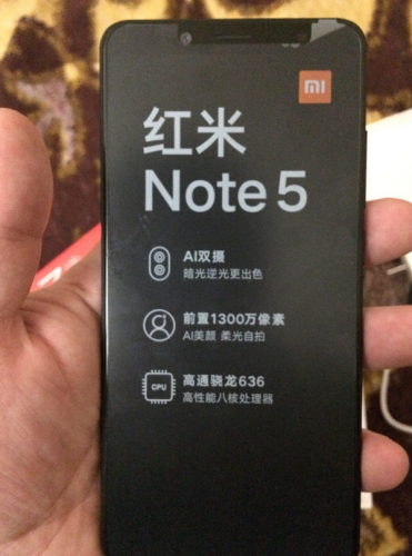 Фото Смартфон Xiaomi Redmi Note 5 3/32GB Black від користувача Baratheon