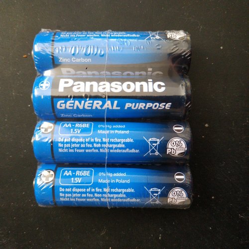 Фото Батарейка Panasonic AA bat Carbon-Zinc 4шт General Purpose (R6BER/4P) від користувача Kardi NalDi