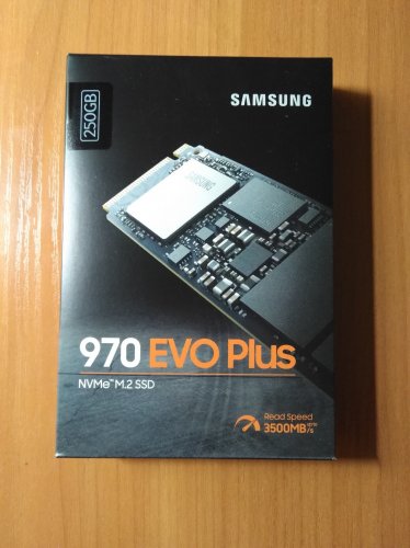 Фото SSD накопичувач Samsung 970 EVO Plus 250 GB (MZ-V7S250BW) від користувача 