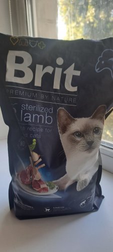 Фото сухий корм Brit Premium Cat Sterilized Lamb 1.5 кг (171863) від користувача Anastasiia