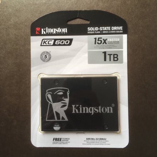 Фото SSD накопичувач Kingston KC600 1 TB (SKC600/1024G) від користувача D Carter