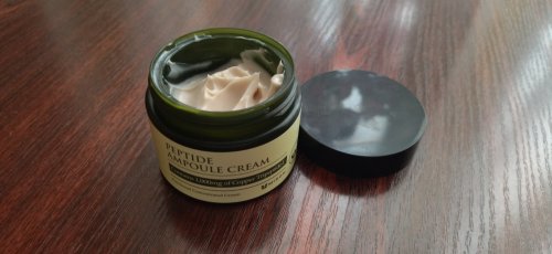 Фото крем для обличчя Mizon Крем для лица  Peptide Ampoule Cream с пептидами, 50 мл від користувача V1