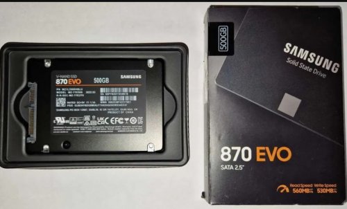 Фото SSD накопичувач Samsung 870 EVO 500 GB (MZ-77E500BW) від користувача Cerber