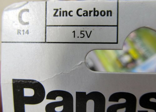  Panasonic C bat Carbon-Zinc 2шт