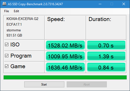 Фото SSD накопичувач Kioxia Exceria G2 1 TB (LRC20Z001TG8) від користувача dr0