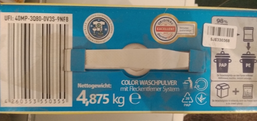 Фото Безфосфатний пральний порошок Waschkonig Стиральный порошок Color 5 кг (4260353550355) від користувача lordep