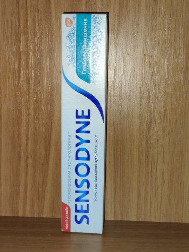 Фото  Sensodyne Набір  зубна паста  глибоке очищення + зубна паста  фтор 125 мл (4820127150589) від користувача Zeusour