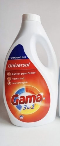 Фото Рідкий засіб для прання Gama Гель 3 в 1 Универсальный 4.15 л (8435495818656) від користувача Maya