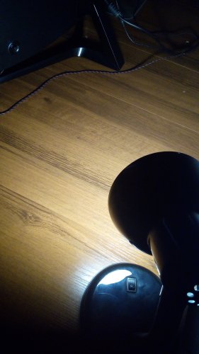 Фото Офісна настільна лампа Brille MTL-02 Black (182022) від користувача Александр