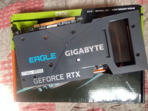 Фото Відеокарта GIGABYTE GeForce RTX 3060 EAGLE OC 12G rev. 2.0 (GV-N3060EAGLE OC-12GD rev.2.0) від користувача zetsuobilly