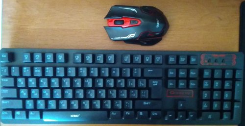 Фото Комплект (клавіатура + миша) UKC HK-6500 від користувача Саша