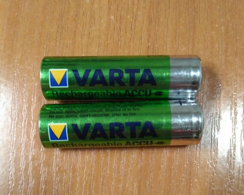 Фото Акумулятор Varta AA 2600mAh NiMH 2шт Recharge Accu Power (05716101402) від користувача 
