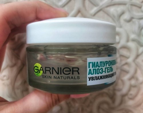 Фото крем для обличчя Garnier Гиалуроновый алоэ-крем  Skin Naturals для сухой и чувствительной кожи 50мл (3600542328609) від користувача Malinka11