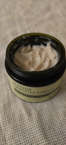 Фото крем для обличчя Mizon Крем для лица  Peptide Ampoule Cream с пептидами, 50 мл від користувача Катруся